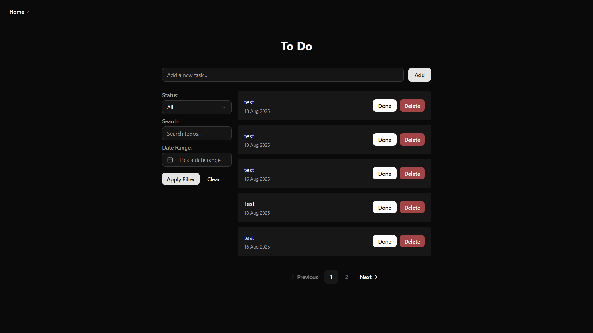 Todo App